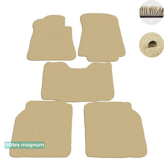 Sotra 00489-MG20-BEIGE Interior mats Sotra two-layer beige for Mercedes S-class (1991-1998), set 00489MG20BEIGE: Buy near me at 2407.PL in Poland at an Affordable price!