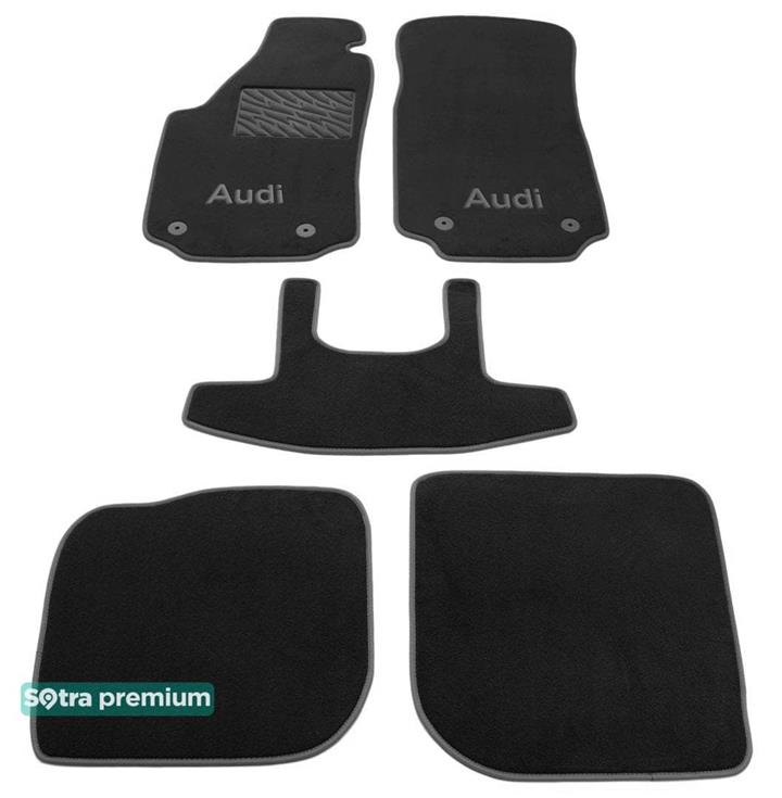 Sotra 00511-CH-BLACK Interior mats Sotra two-layer black for Audi A6 (1995-1997), set 00511CHBLACK: Buy near me in Poland at 2407.PL - Good price!