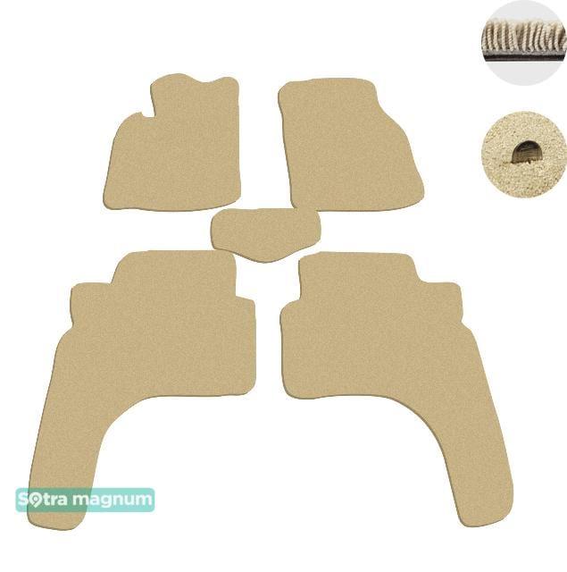 Sotra 00531-MG20-BEIGE Interior mats Sotra two-layer beige for Mitsubishi Pajero sport (1996-2008), set 00531MG20BEIGE: Buy near me in Poland at 2407.PL - Good price!