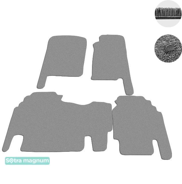 Sotra 00557-2-MG20-GREY Interior mats Sotra two-layer gray for Chevrolet Suburban (1999-2006), set 005572MG20GREY: Buy near me in Poland at 2407.PL - Good price!