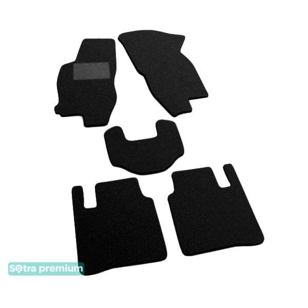 Sotra 00579-CH-BLACK Interior mats Sotra two-layer black for Fiat Marea (1996-2002), set 00579CHBLACK: Buy near me in Poland at 2407.PL - Good price!