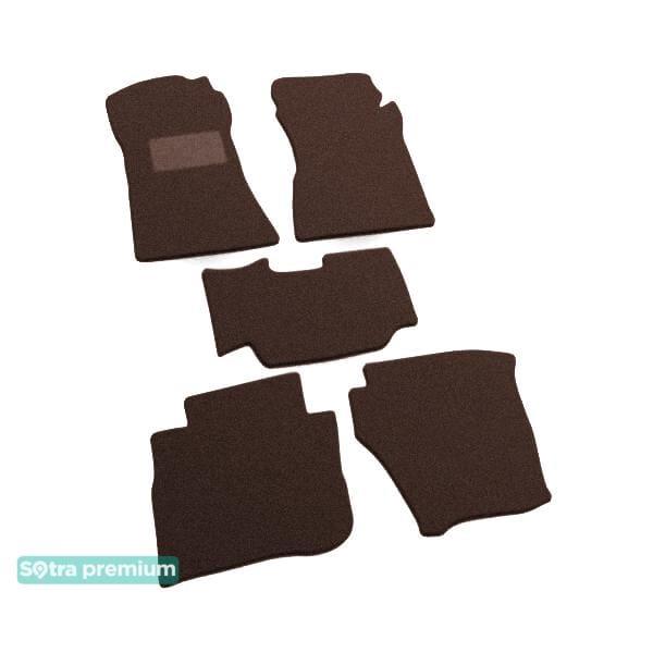 Sotra 00592-CH-CHOCO Interior mats Sotra two-layer brown for Daewoo Prince (1991-1997), set 00592CHCHOCO: Buy near me in Poland at 2407.PL - Good price!