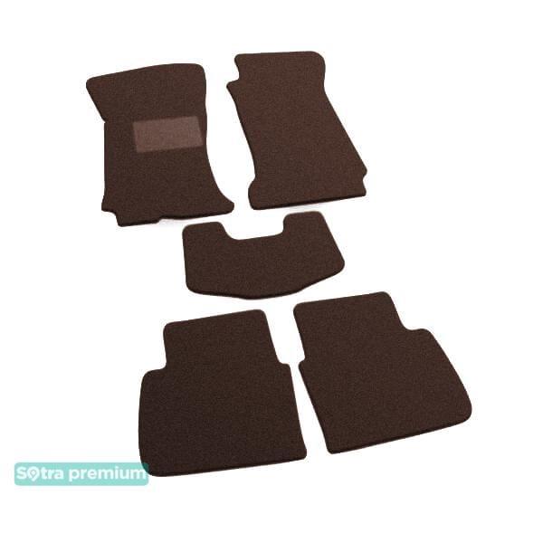 Sotra 00600-CH-CHOCO Interior mats Sotra two-layer brown for Saab 9-5 (1997-2010), set 00600CHCHOCO: Buy near me in Poland at 2407.PL - Good price!
