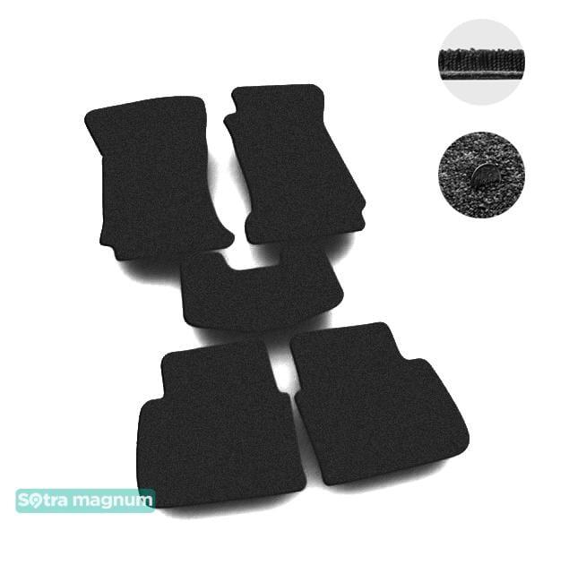 Sotra 00600-MG15-BLACK Interior mats Sotra two-layer black for Saab 9-5 (1997-2010), set 00600MG15BLACK: Buy near me in Poland at 2407.PL - Good price!
