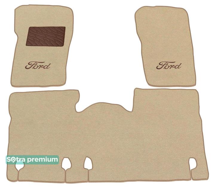 Sotra 00612-CH-BEIGE Interior mats Sotra two-layer beige for Ford Explorer (1995-2001), set 00612CHBEIGE: Buy near me in Poland at 2407.PL - Good price!