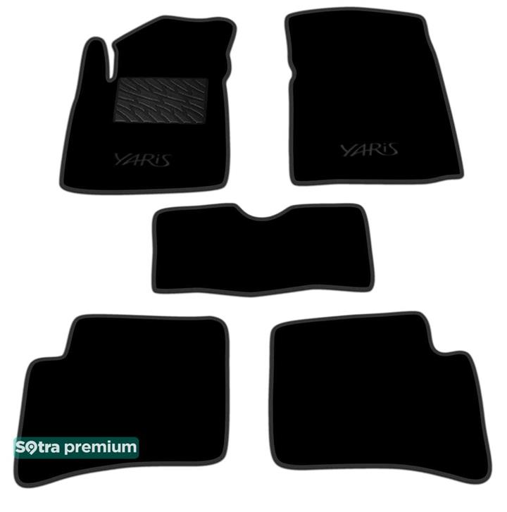 Sotra 00617-CH-BLACK Interior mats Sotra two-layer black for Toyota Yaris (1999-2005), set 00617CHBLACK: Buy near me in Poland at 2407.PL - Good price!