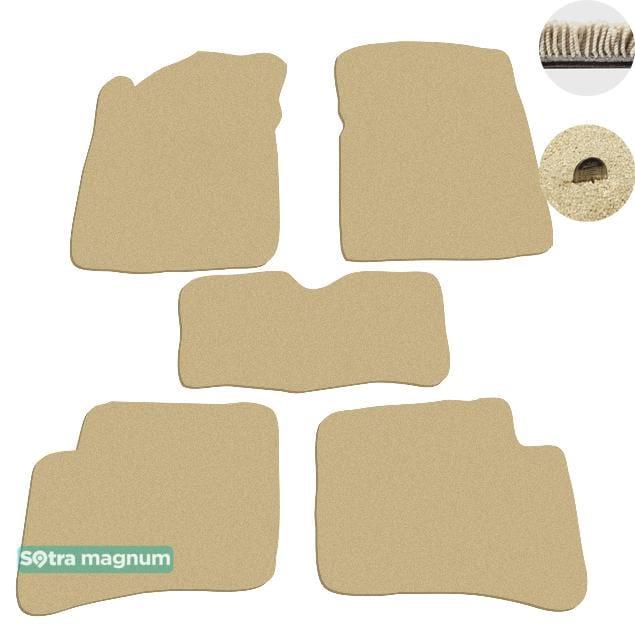 Sotra 00617-MG20-BEIGE Interior mats Sotra two-layer beige for Toyota Yaris (1999-2005), set 00617MG20BEIGE: Buy near me in Poland at 2407.PL - Good price!
