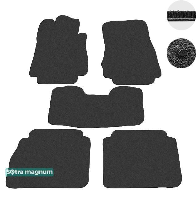 Sotra 00659-MG15-BLACK Interior mats Sotra two-layer black for Mercedes S-class (1998-2005), set 00659MG15BLACK: Buy near me in Poland at 2407.PL - Good price!