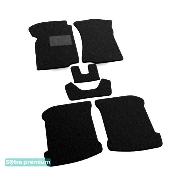Sotra 00668-CH-BLACK Interior mats Sotra two-layer black for Volkswagen Polo (1994-2003), set 00668CHBLACK: Buy near me in Poland at 2407.PL - Good price!