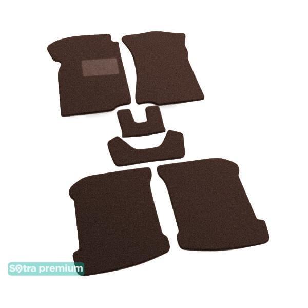Sotra 00668-CH-CHOCO Interior mats Sotra two-layer brown for Volkswagen Polo (1994-2003), set 00668CHCHOCO: Buy near me in Poland at 2407.PL - Good price!