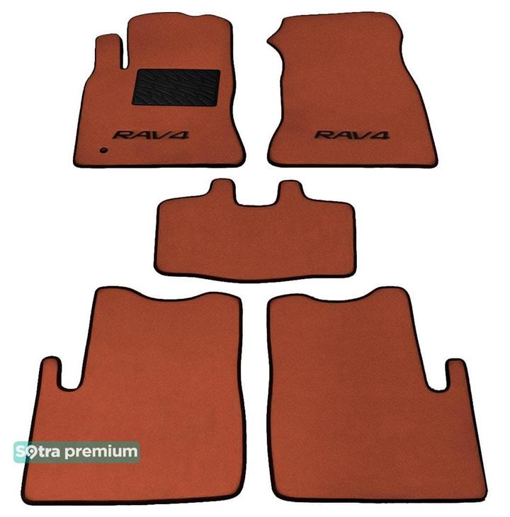 Sotra 00683-CH-TERRA Interior mats Sotra two-layer terracotta for Toyota Rav4 (2000-2004), set 00683CHTERRA: Buy near me in Poland at 2407.PL - Good price!