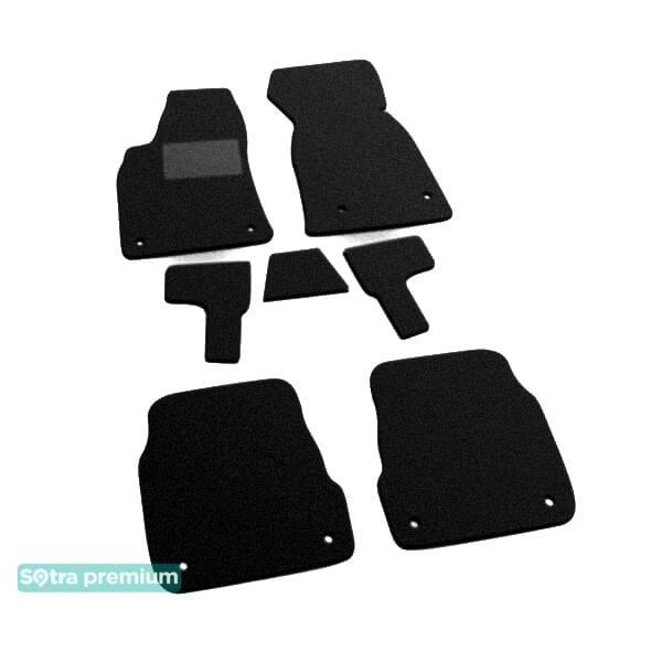 Sotra 00695-CH-BLACK Interior mats Sotra two-layer black for Audi A6 allroad (1999-2005), set 00695CHBLACK: Buy near me in Poland at 2407.PL - Good price!