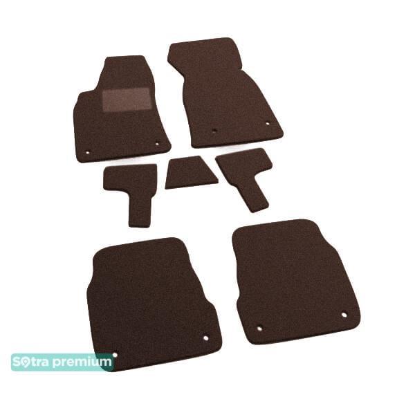 Sotra 00695-CH-CHOCO Interior mats Sotra two-layer brown for Audi A6 allroad (1999-2005), set 00695CHCHOCO: Buy near me in Poland at 2407.PL - Good price!