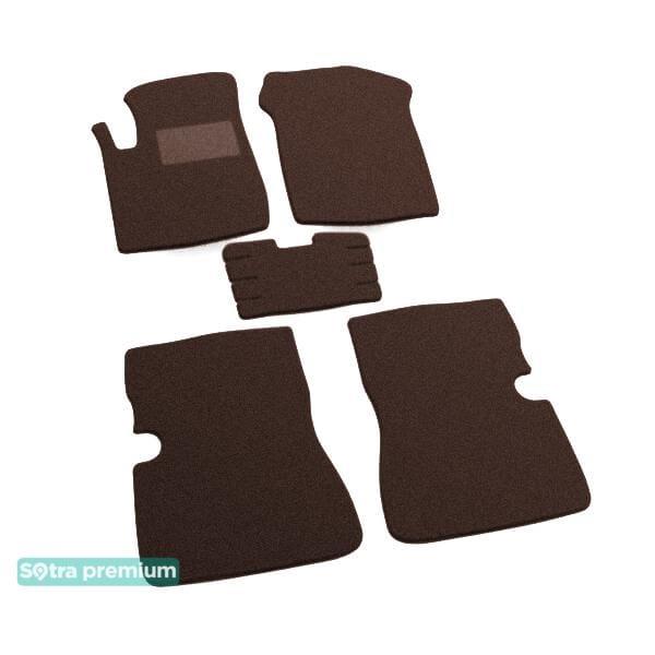 Sotra 00719-CH-CHOCO Interior mats Sotra two-layer brown for KIA Rio (2002-2005), set 00719CHCHOCO: Buy near me in Poland at 2407.PL - Good price!