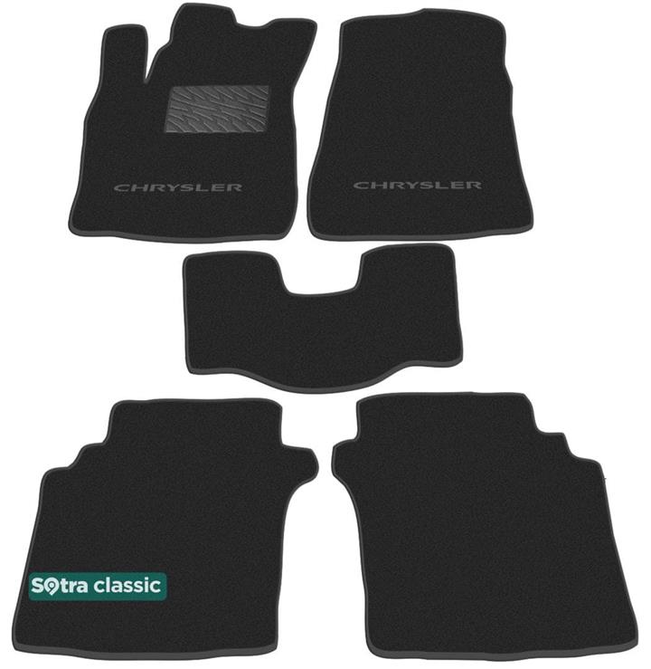 Sotra 00724-GD-BLACK Interior mats Sotra two-layer black for Chrysler Stratus (1996-2000), set 00724GDBLACK: Buy near me in Poland at 2407.PL - Good price!