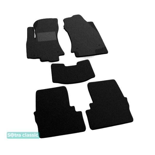 Sotra 00745-GD-BLACK Interior mats Sotra two-layer black for Opel Zafira a (1999-2005), set 00745GDBLACK: Buy near me at 2407.PL in Poland at an Affordable price!