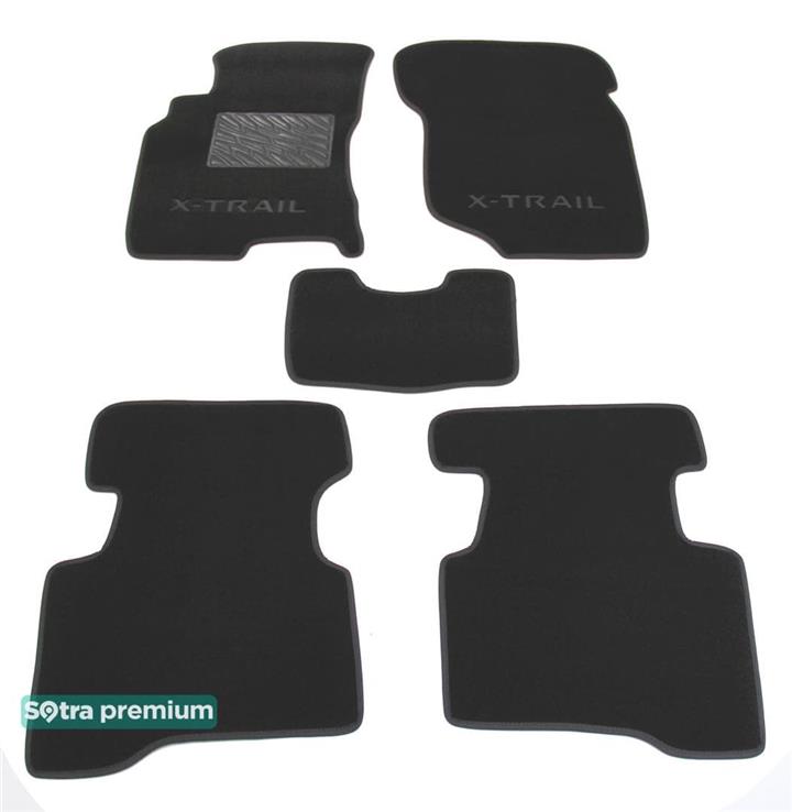 Sotra 00750-CH-GREY Interior mats Sotra two-layer gray for Nissan X-trail (2001-2007), set 00750CHGREY: Buy near me in Poland at 2407.PL - Good price!