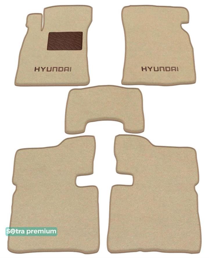 Sotra 00754-CH-BEIGE Interior mats Sotra two-layer beige for Hyundai Sonata (2001-2005), set 00754CHBEIGE: Buy near me in Poland at 2407.PL - Good price!