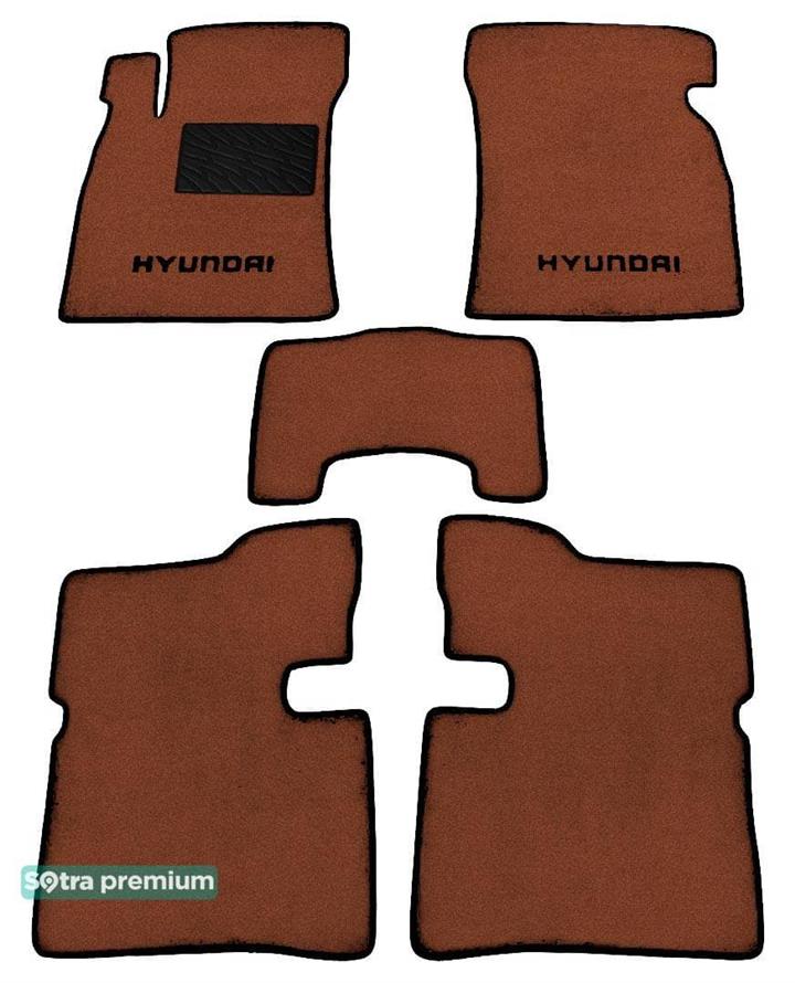 Sotra 00754-CH-TERRA Interior mats Sotra two-layer terracotta for Hyundai Sonata (2001-2005), set 00754CHTERRA: Buy near me at 2407.PL in Poland at an Affordable price!