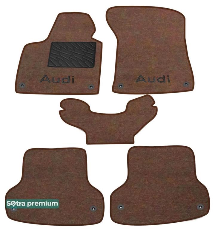 Sotra 00763-CH-CHOCO Interior mats Sotra two-layer brown for Audi A3 (1996-2003), set 00763CHCHOCO: Buy near me in Poland at 2407.PL - Good price!