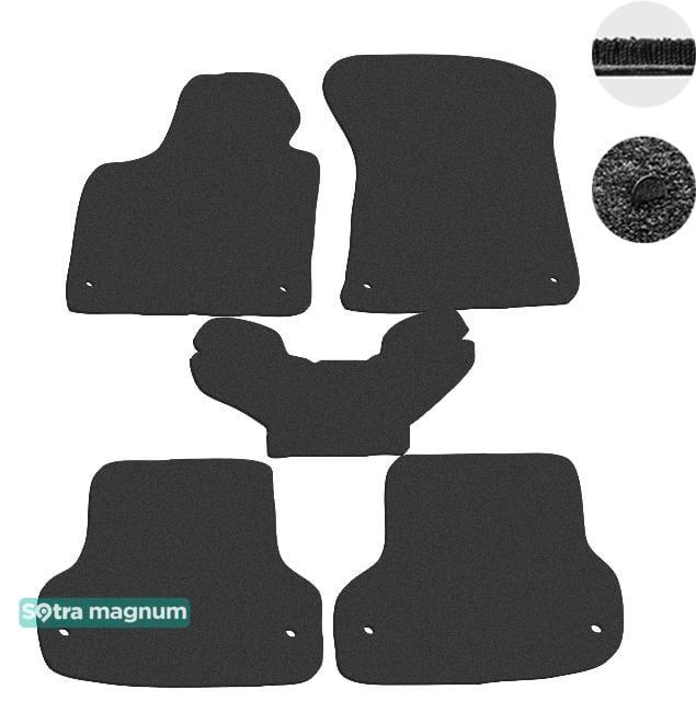 Sotra 00763-MG15-BLACK Interior mats Sotra two-layer black for Audi A3 (1996-2003), set 00763MG15BLACK: Buy near me in Poland at 2407.PL - Good price!