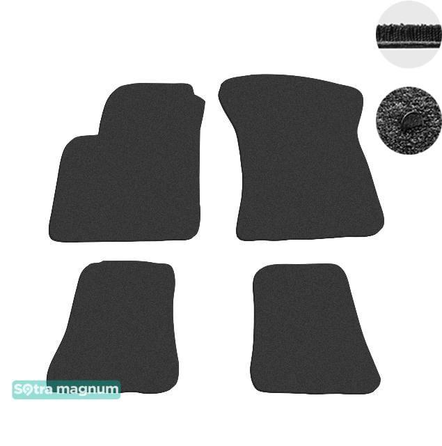 Sotra 00765-MG15-BLACK Interior mats Sotra two-layer black for Audi Tt coupe (1998-2006), set 00765MG15BLACK: Buy near me in Poland at 2407.PL - Good price!