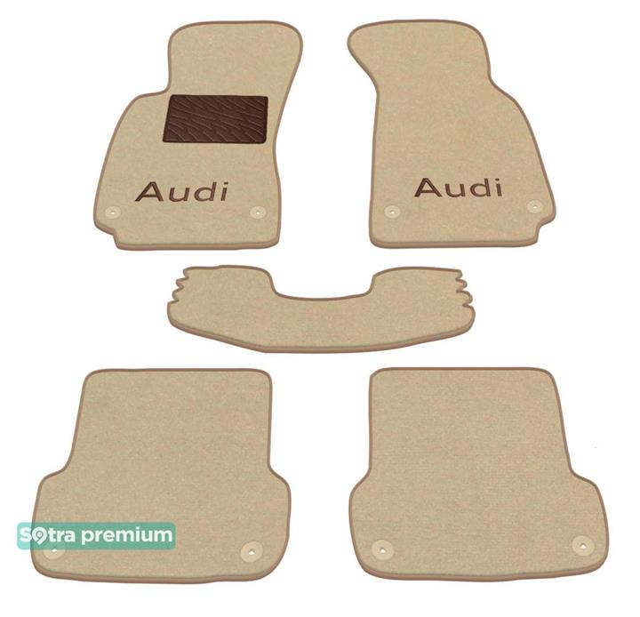 Sotra 00768-CH-BEIGE Interior mats Sotra two-layer beige for Audi A4 (2000-2004), set 00768CHBEIGE: Buy near me in Poland at 2407.PL - Good price!