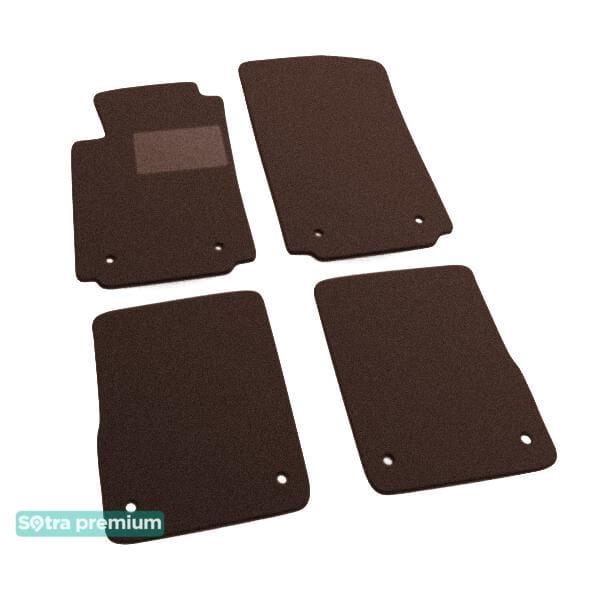 Sotra 00769-CH-CHOCO Interior mats Sotra two-layer brown for Audi A2 (1999-2005), set 00769CHCHOCO: Buy near me in Poland at 2407.PL - Good price!