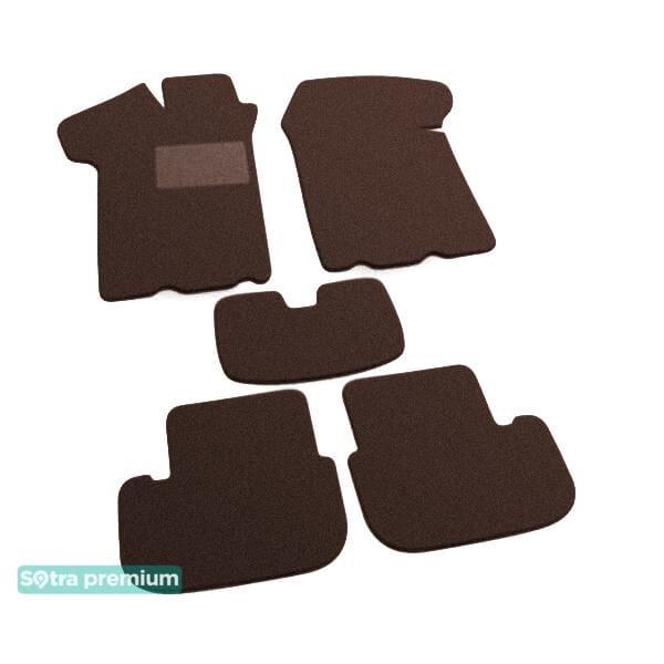 Sotra 00788-CH-CHOCO Interior mats Sotra two-layer brown for VAZ (Lada) 2115 (1997-2012), set 00788CHCHOCO: Buy near me in Poland at 2407.PL - Good price!