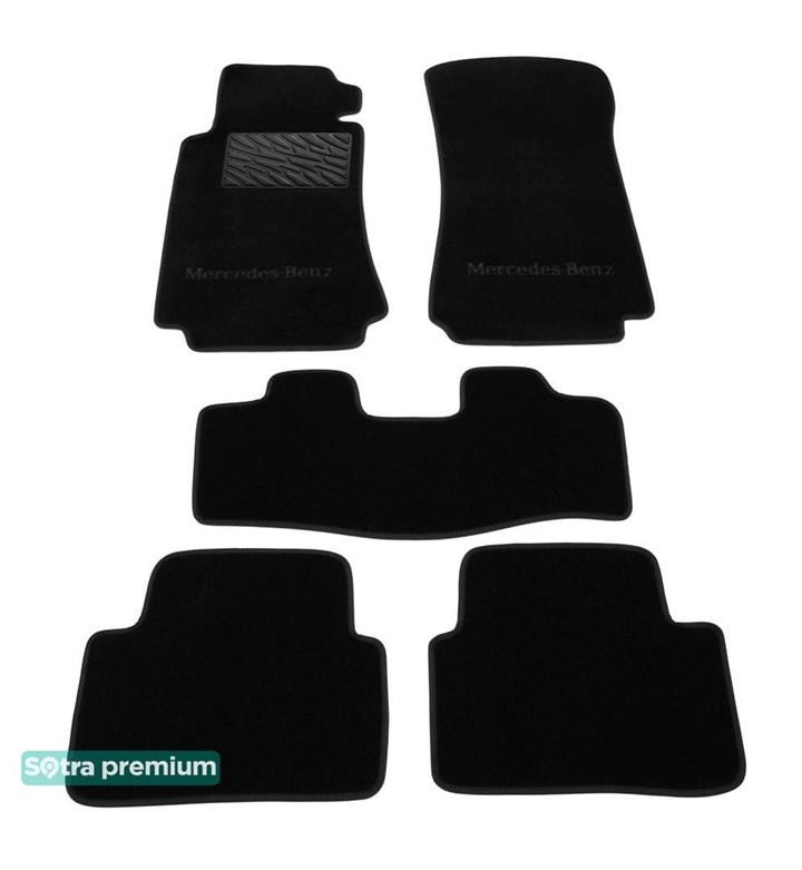 Sotra 00789-CH-BLACK Interior mats Sotra two-layer black for Mercedes C-class (2000-2006), set 00789CHBLACK: Buy near me in Poland at 2407.PL - Good price!