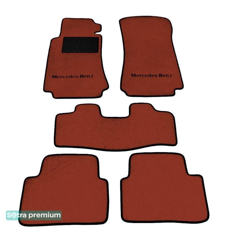 Sotra 00789-CH-TERRA Interior mats Sotra two-layer terracotta for Mercedes C-class (2000-2006), set 00789CHTERRA: Buy near me in Poland at 2407.PL - Good price!