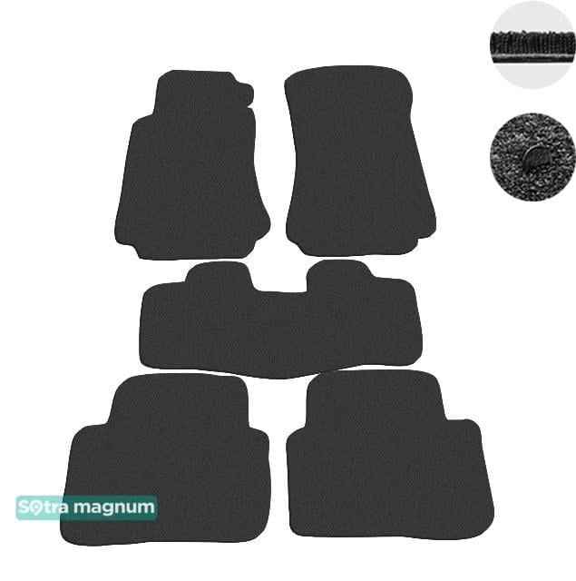 Sotra 00789-MG15-BLACK Interior mats Sotra two-layer black for Mercedes C-class (2000-2006), set 00789MG15BLACK: Buy near me in Poland at 2407.PL - Good price!