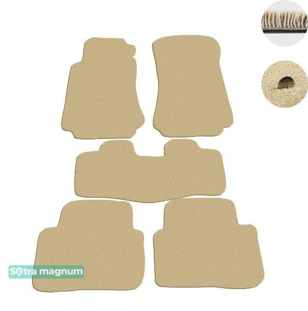 Sotra 00789-MG20-BEIGE Interior mats Sotra two-layer beige for Mercedes C-class (2000-2006), set 00789MG20BEIGE: Buy near me in Poland at 2407.PL - Good price!