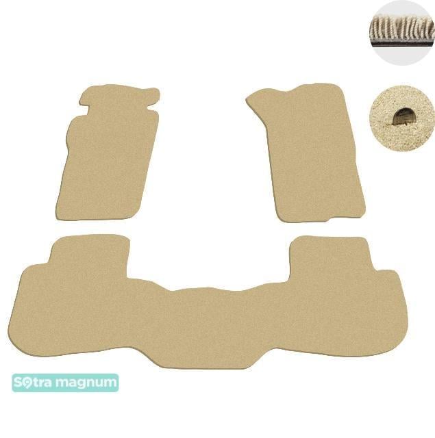 Sotra 00838-MG20-BEIGE Interior mats Sotra two-layer beige for Nissan Patrol (1990-1997), set 00838MG20BEIGE: Buy near me in Poland at 2407.PL - Good price!