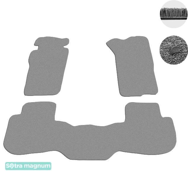 Sotra 00838-MG20-GREY Interior mats Sotra two-layer gray for Nissan Patrol (1990-1997), set 00838MG20GREY: Buy near me in Poland at 2407.PL - Good price!