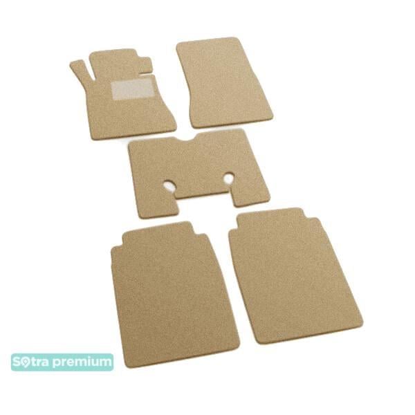 Sotra 00843-CH-BEIGE Interior mats Sotra two-layer beige for Mercedes S-class (1979-1992), set 00843CHBEIGE: Buy near me in Poland at 2407.PL - Good price!
