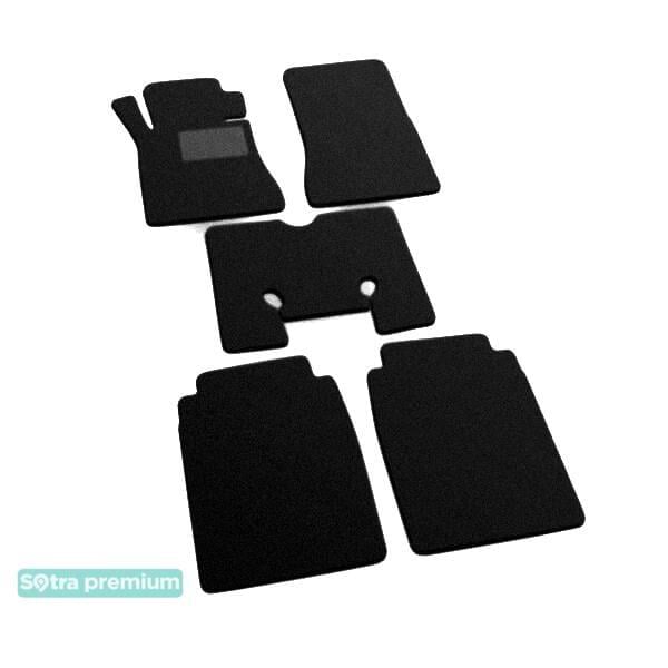 Sotra 00843-CH-BLACK Interior mats Sotra two-layer black for Mercedes S-class (1979-1992), set 00843CHBLACK: Buy near me at 2407.PL in Poland at an Affordable price!