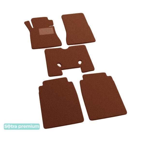 Sotra 00843-CH-TERRA Interior mats Sotra two-layer terracotta for Mercedes S-class (1979-1992), set 00843CHTERRA: Buy near me in Poland at 2407.PL - Good price!