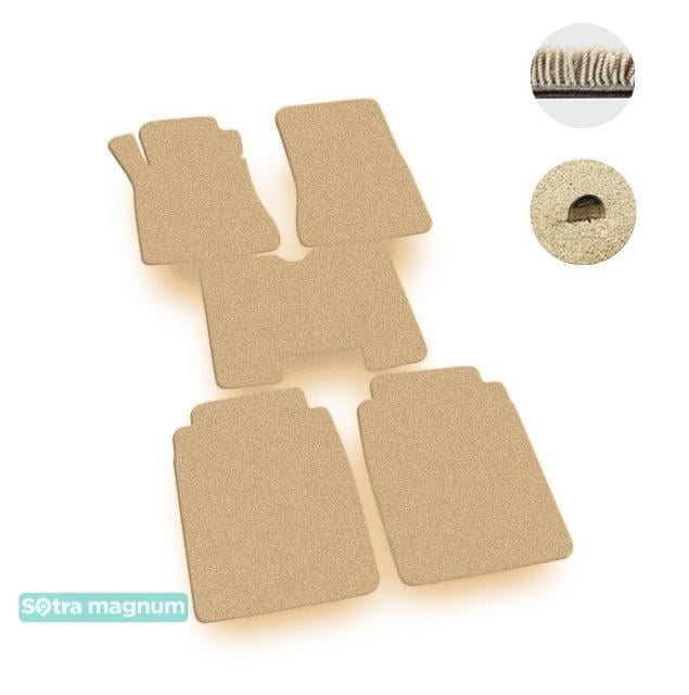 Sotra 00843-MG20-BEIGE Interior mats Sotra two-layer beige for Mercedes S-class (1979-1992), set 00843MG20BEIGE: Buy near me in Poland at 2407.PL - Good price!