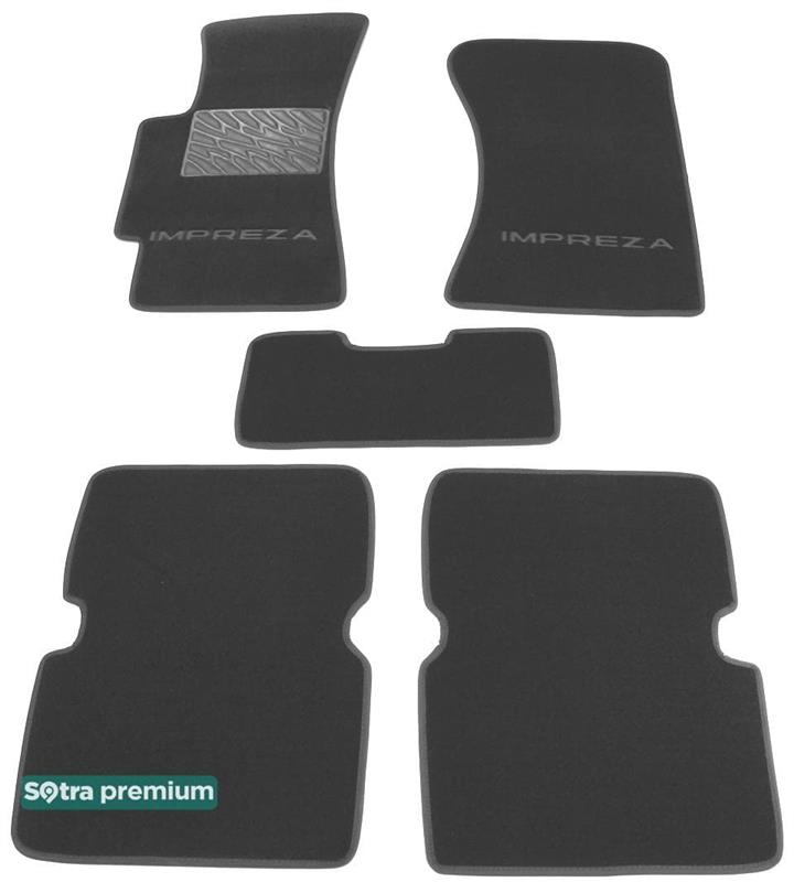 Sotra 00855-CH-GREY Килимки салону Sotra двошарові сірі для Subaru Impreza (2000-2007), комплект 00855CHGREY: Приваблива ціна - Купити у Польщі на 2407.PL!