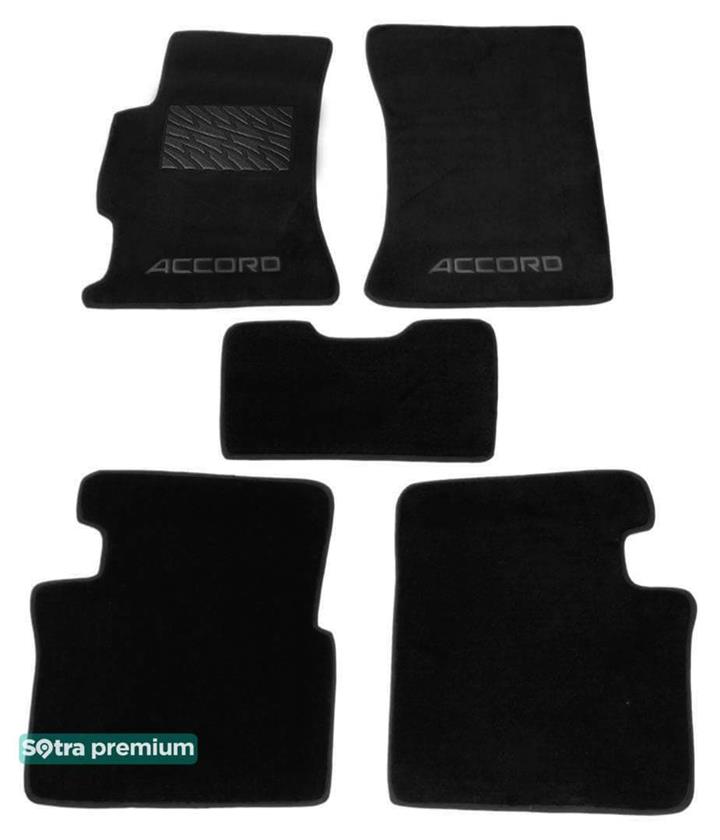 Sotra 00863-CH-BLACK Interior mats Sotra two-layer black for Honda Accord eu (1999-2002), set 00863CHBLACK: Buy near me in Poland at 2407.PL - Good price!