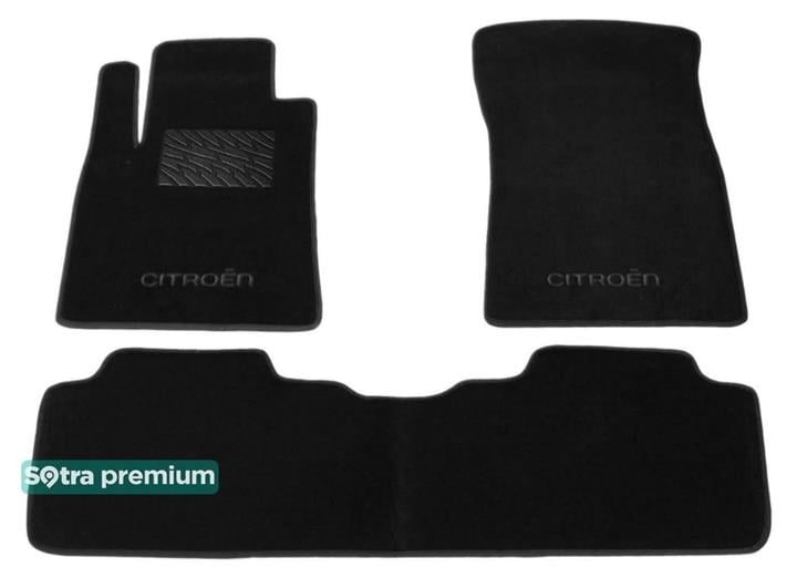 Sotra 00866-CH-BLACK Interior mats Sotra two-layer black for Citroen C5 (2001-2007), set 00866CHBLACK: Buy near me in Poland at 2407.PL - Good price!