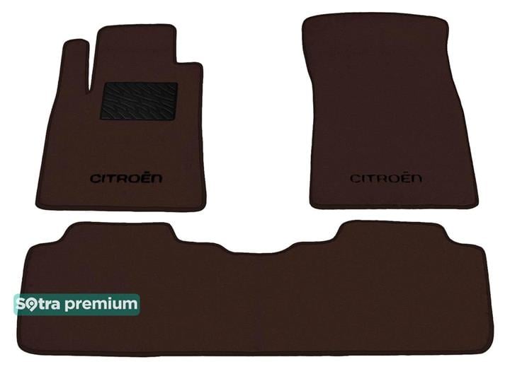 Sotra 00866-CH-CHOCO Interior mats Sotra two-layer brown for Citroen C5 (2001-2007), set 00866CHCHOCO: Buy near me in Poland at 2407.PL - Good price!