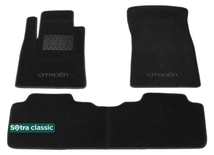 Sotra 00866-GD-BLACK Interior mats Sotra two-layer black for Citroen C5 (2001-2007), set 00866GDBLACK: Buy near me in Poland at 2407.PL - Good price!