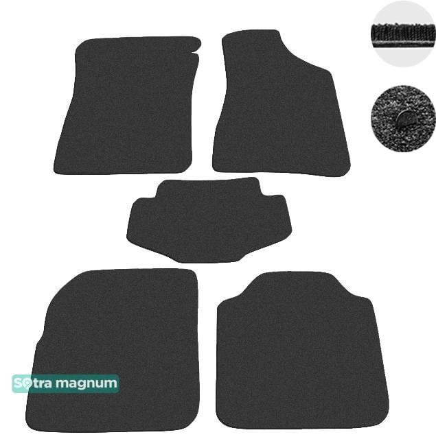 Sotra 00872-MG15-BLACK Interior mats Sotra two-layer black for Volkswagen Passat (1993-1996), set 00872MG15BLACK: Buy near me in Poland at 2407.PL - Good price!