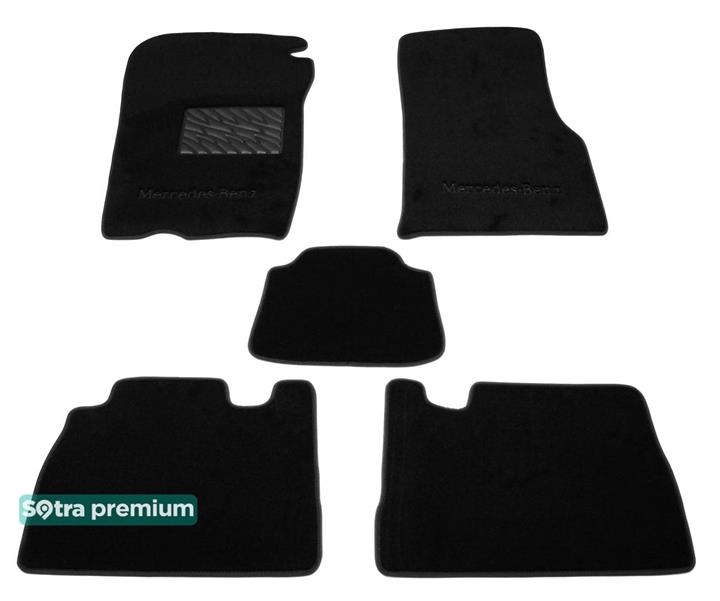 Sotra 00889-CH-BLACK Interior mats Sotra two-layer black for Mercedes M-class (1998-2005), set 00889CHBLACK: Buy near me in Poland at 2407.PL - Good price!