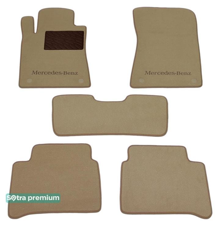 Sotra 00894-CH-BEIGE Interior mats Sotra two-layer beige for Mercedes E-class (2002-2009), set 00894CHBEIGE: Buy near me in Poland at 2407.PL - Good price!