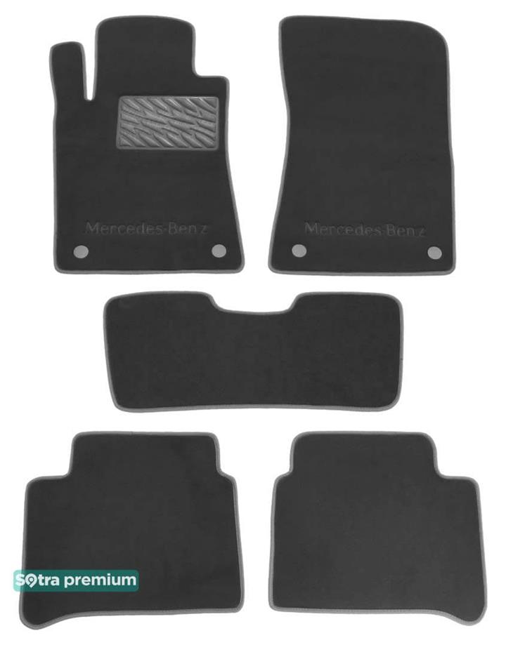 Sotra 00894-CH-GREY Interior mats Sotra two-layer gray for Mercedes E-class (2002-2009), set 00894CHGREY: Buy near me in Poland at 2407.PL - Good price!