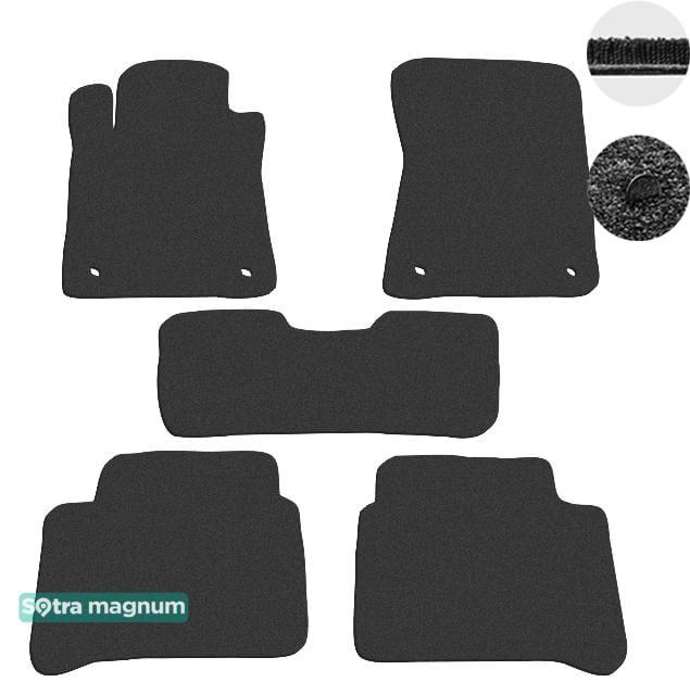 Sotra 00894-MG15-BLACK Interior mats Sotra two-layer black for Mercedes E-class (2002-2009), set 00894MG15BLACK: Buy near me in Poland at 2407.PL - Good price!