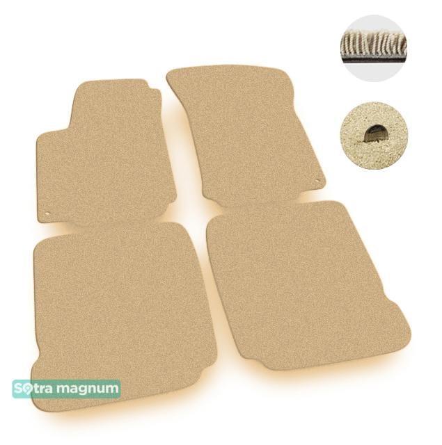 Sotra 00898-MG20-BEIGE Interior mats Sotra two-layer beige for Volkswagen New beetle (1997-2011), set 00898MG20BEIGE: Buy near me in Poland at 2407.PL - Good price!